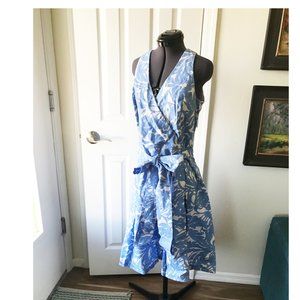 Ralph Lauren linen floral sleeveless summer dress